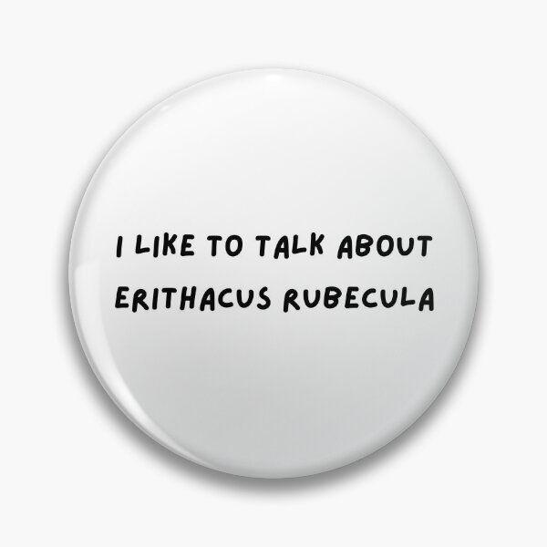 Item preview, I like to talk about erithacus rubecula designed and sold by sociallyawkw.