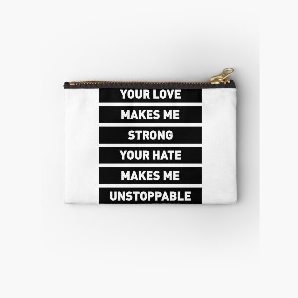 Item preview, Love Strength Hate Power Unstoppable Attitude Graphic | Best Gift designed and sold by Film Tees Official.