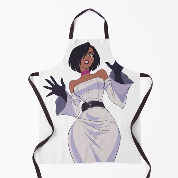 Item preview, Retro Glam Cartoon Pin Up – White Dress Vintage Animation Girl designed and sold by  Hollow Moon Studios..