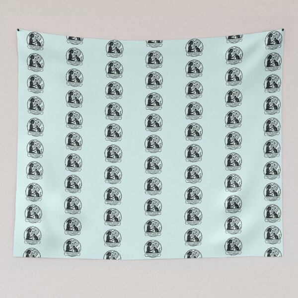 Item preview, Vintage Cat & Woman Silhouette Heart Emblem - Forever Together designed and sold by FootprintofLove.