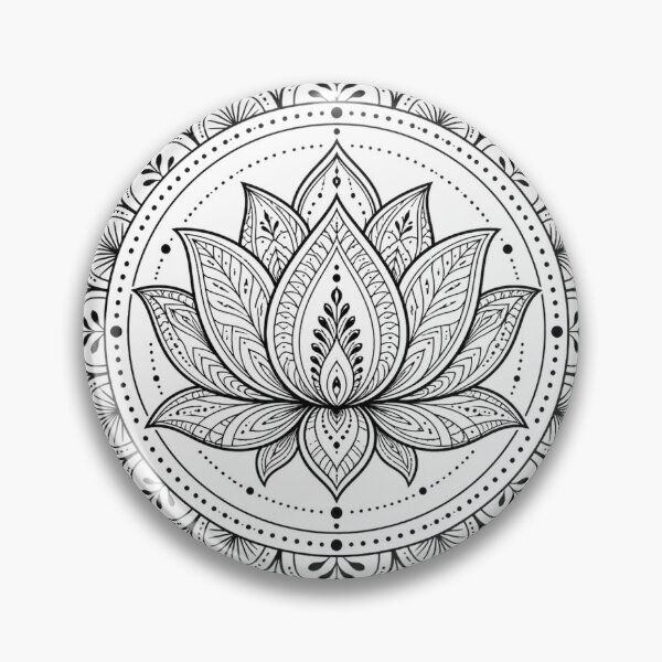 Item preview, Lotus Flower Mandala Meditation Mindfulness designed and sold by A Light Worker.