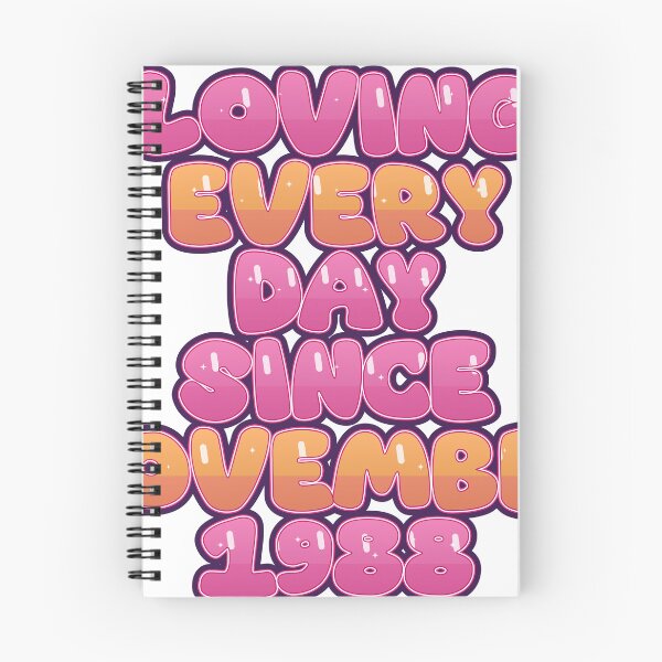 Item preview, LOVING EVERY DAY SINCE NOVEMBER 1988 designed and sold by TheIconSmith.