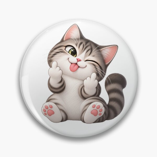 Item preview, mischievous cat designed and sold by an-items.