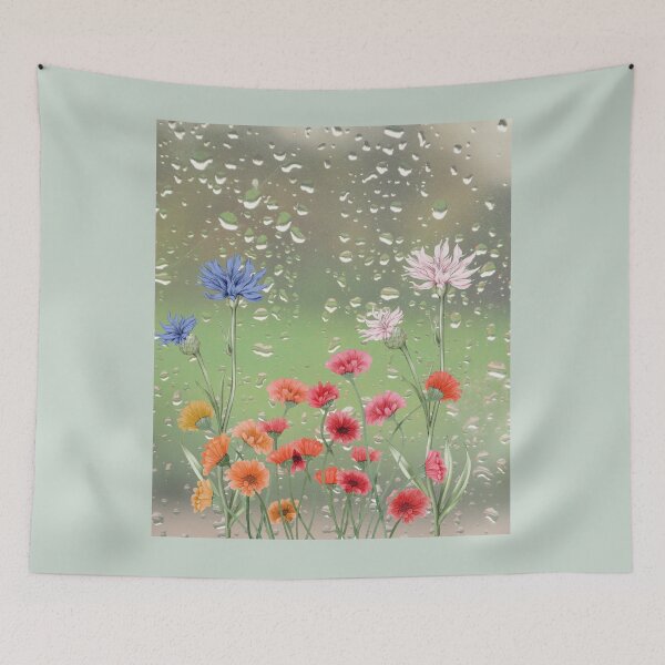 Item preview, Rain-Kissed Wildflowers - Home Accessories designed and sold by soprinted.