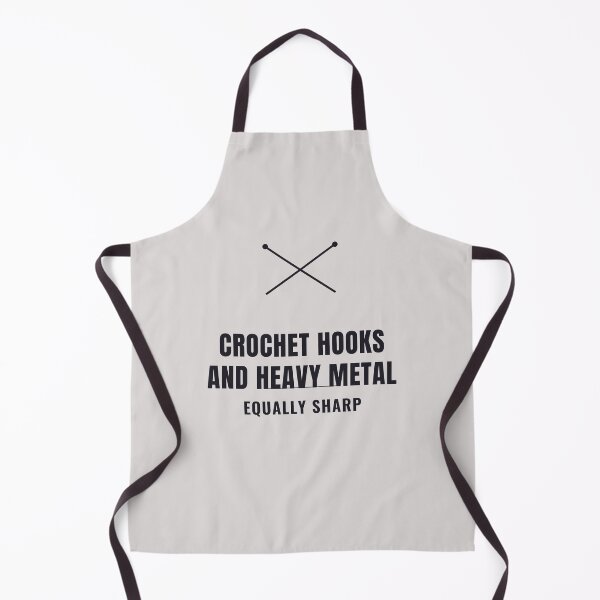 Item preview, Crochet Hooks and Heavy Metal Equally Sharp Shirt designed and sold by serip3002.