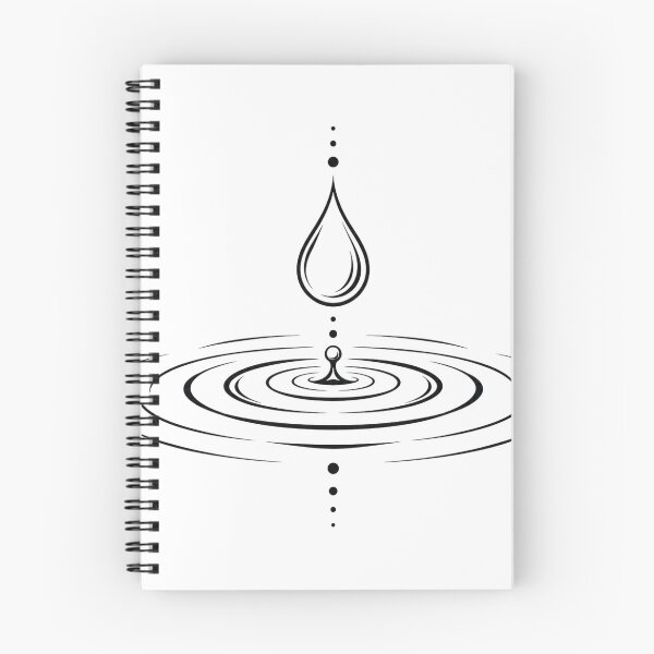 Item preview, Water Droplet Meditation Ripples Mindfulness Symbol designed and sold by A Light Worker.