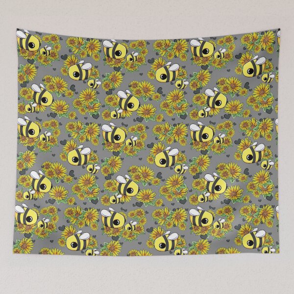 Item preview, Bumblebee Sunflower pattern designed and sold by FaultyOverlord.