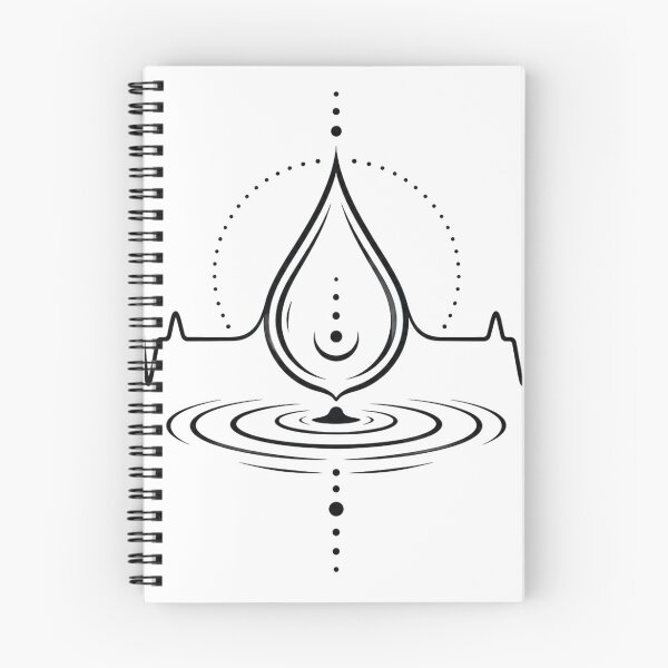 Item preview, Droplet Heartbeat Lifeline Wellness Meditation Design designed and sold by A Light Worker.