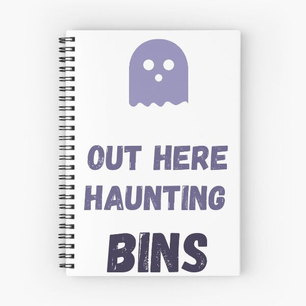 Item preview, Out Here Haunting Bins Funny Raccoon Ghost Halloween Trash Panda designed and sold by Barbaroot.