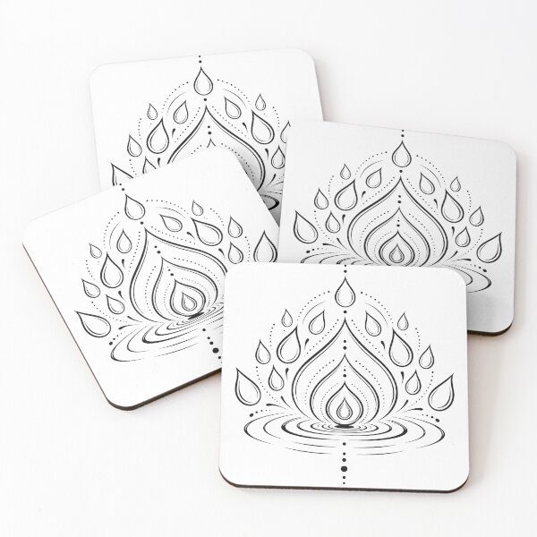 Item preview, Nested Droplets Growth Abundance Mindfulness Symbol designed and sold by A Light Worker.
