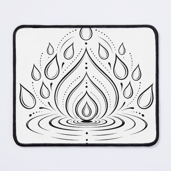 Item preview, Nested Droplets Growth Abundance Mindfulness Symbol designed and sold by A Light Worker.