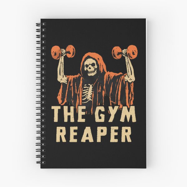 Item preview, The Gym Reaper Funny Halloween Fitness Workout designed and sold by ZEtexaxe.