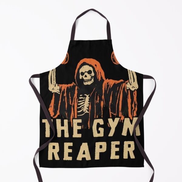 Item preview, The Gym Reaper Funny Halloween Fitness Workout designed and sold by ZEtexaxe.