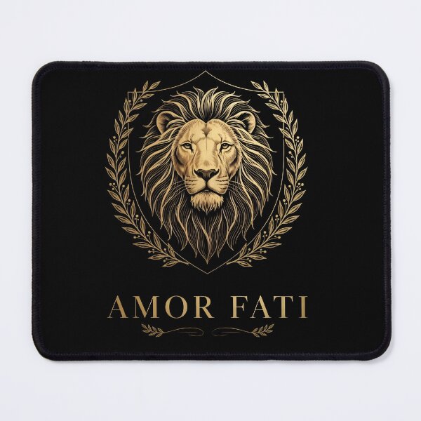 Item preview, Amor fati,gold lion designed and sold by StoicRockStudio.