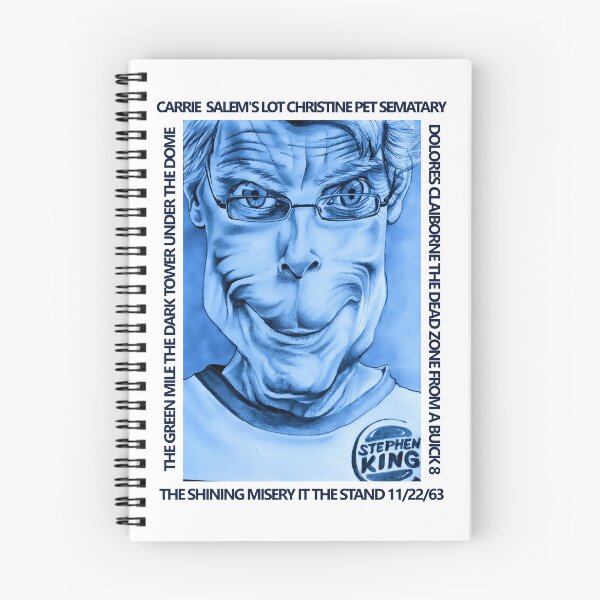 Item preview, Stephen King Caricature (with book titles) designed and sold by smadge.