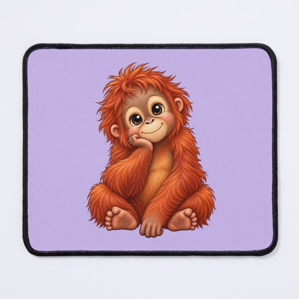 Item preview, Kawaii Jungle Baby Orangutan designed and sold by Krys-Designs.