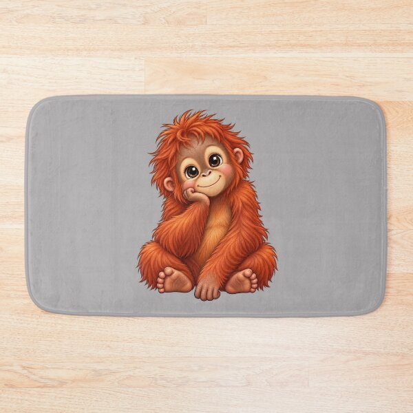 Item preview, Kawaii Jungle Baby Orangutan designed and sold by Krys-Designs.