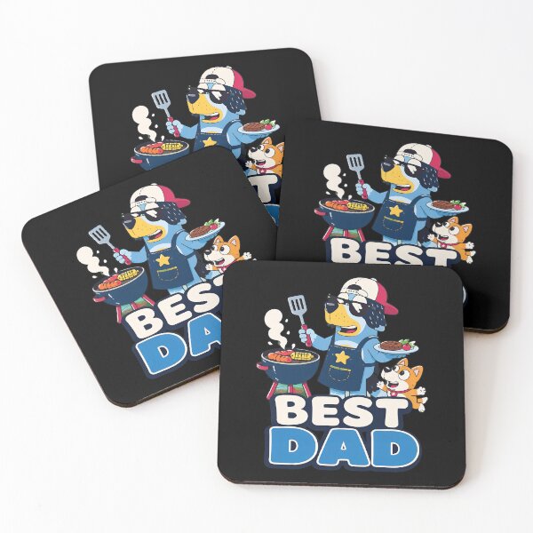 Item preview, Best Dad Bluey Dog Drummer Father's Day designed and sold by visionnen.