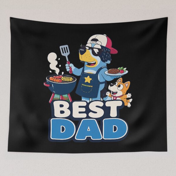 Item preview, Best Dad Bluey Dog Drummer Father's Day designed and sold by visionnen.