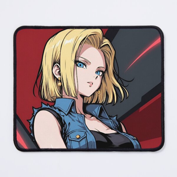Item preview, Blonde Anime Warrior – Blue Denim & Purple Streetwear Aesthetic designed and sold by Dyan4.