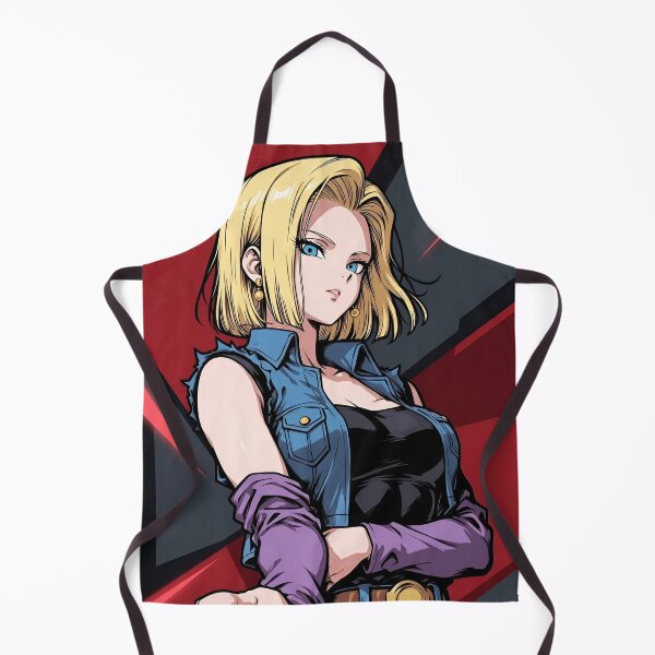 Item preview, Blonde Anime Warrior – Blue Denim & Purple Streetwear Aesthetic designed and sold by Dyan4.