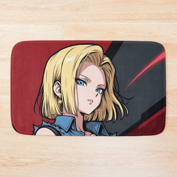 Item preview, Blonde Anime Warrior – Blue Denim & Purple Streetwear Aesthetic designed and sold by Dyan4.