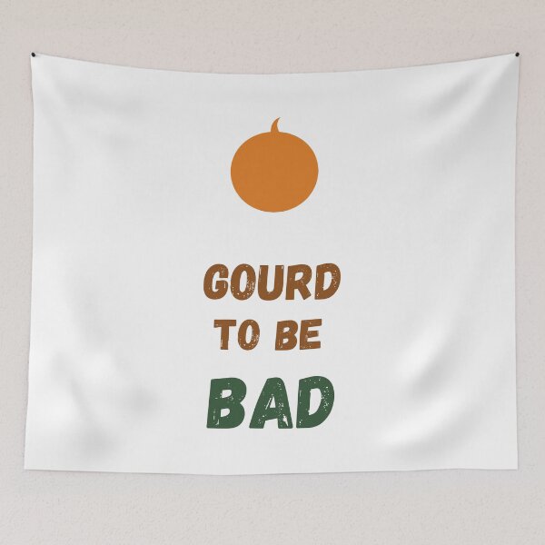 Item preview, Gourd To Be Bad Funny Pumpkin Pun Fall Halloween Gift designed and sold by Barbaroot.