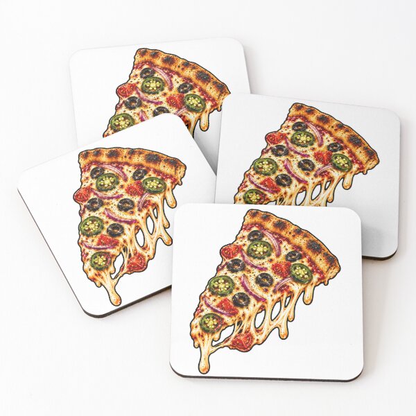 Item preview, Spicy Jalapeño Pizza Slice designed and sold by Roadlight Photography .