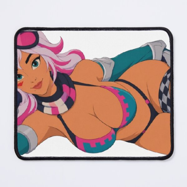 Item preview, Retro Cartoon Pin Up – Pink & Teal Beach Bombshell designed and sold by Hollow Moon Studios..