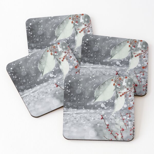 Item preview, Silver Frost & Winter Berries - Home Accessories designed and sold by soprinted.