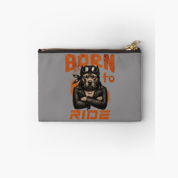 Item preview, Pitbull Born To Ride - Biker Jacket & Bandana & Goggles designed and sold by PixelsPaws.