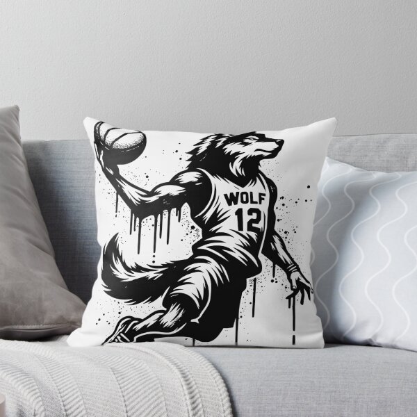 Item preview, Timberwolf man dunk classic t-shirts stickers  designed and sold by Knowvhere.