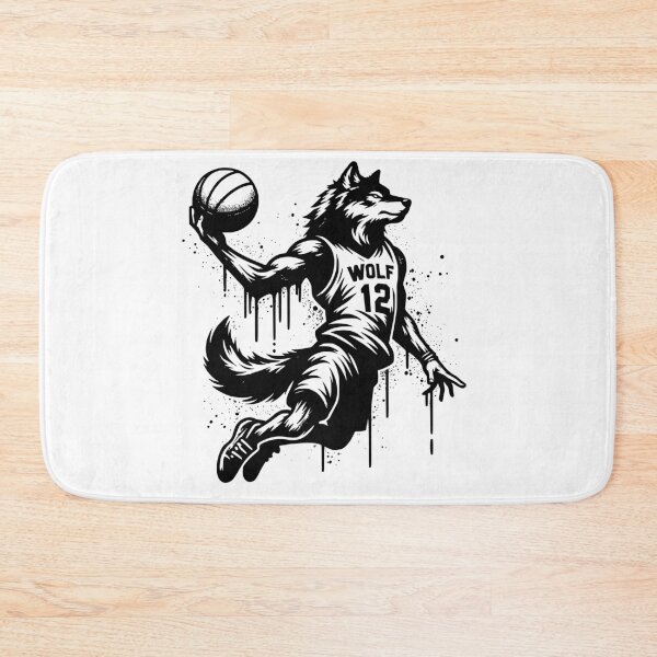 Item preview, Timberwolf man dunk classic t-shirts stickers  designed and sold by Knowvhere.