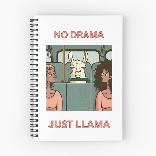 Item preview, No Drama Just Llama Bus Ride designed and sold by SamodivaAtelier.