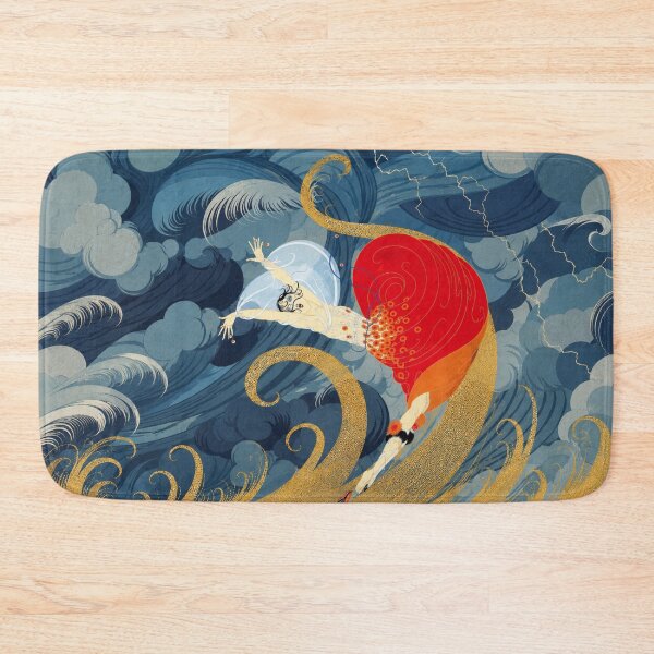 Item preview, Art Deco Wall Art Storm Fantasy Print by Erté Romain de Tirtoff designed and sold by RickE.