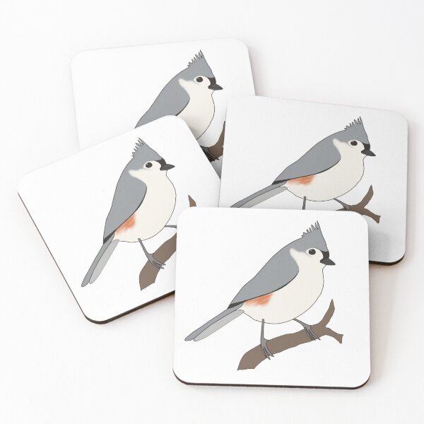 Item preview, Ilustración digital de un carbonero copetudo: una linda ilustración de un pájaro. designed and sold by FarnwirbelArt.