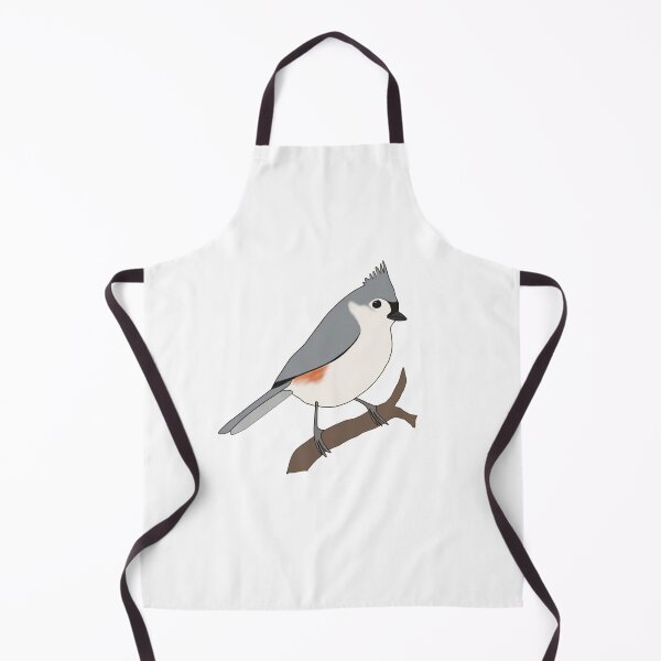 Item preview, Tufted Titmouse Digital Artwork – Cute Bird Illustration designed and sold by FarnwirbelArt.