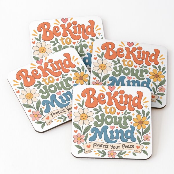 Item preview, Be Kind to Your Mind Protect Your Peace Floral Positive Quote designed and sold by wecrea.