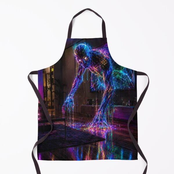 Item preview, Malglitch — Hyperreal Neon Glitch Entity | Cosmic Horror designed and sold by YourForKor.