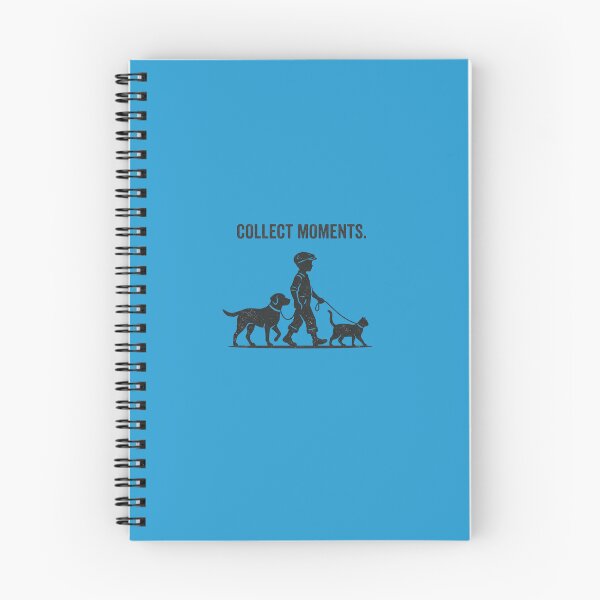 Item preview, "Collect moments": a boy, a dog, and a cat out for a walk. designed and sold by FootprintofLove.