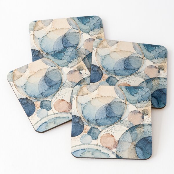 Item preview, Abstract Circles Scandinavian Color Palette  designed and sold by newnomads-art.