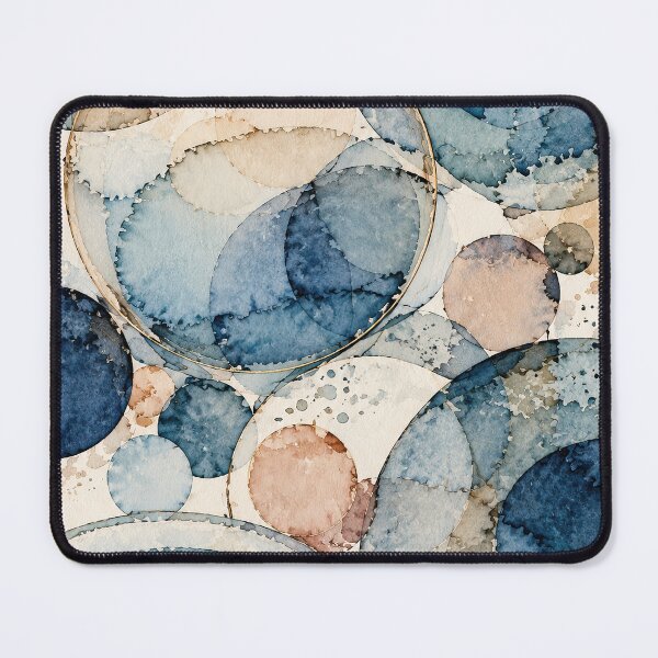 Item preview, Abstract Circles Scandinavian Color Palette designed and sold by newnomads-art.