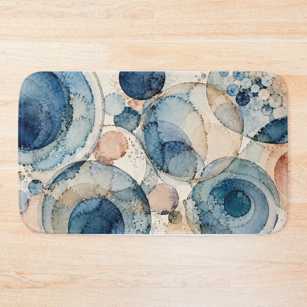 Item preview, Abstract Circles Scandinavian Color Palette  designed and sold by newnomads-art.