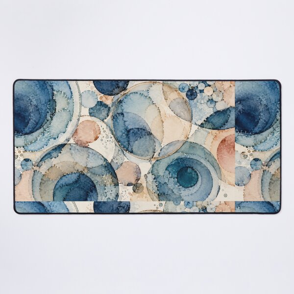 Item preview, Abstract Circles Scandinavian Color Palette designed and sold by newnomads-art.