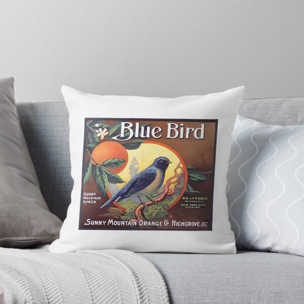 Item preview, Vintage Blue Bird Crate Label Art | ⭐⭐⭐⭐⭐ Best Seller designed and sold by Shawon Khan Sourov.