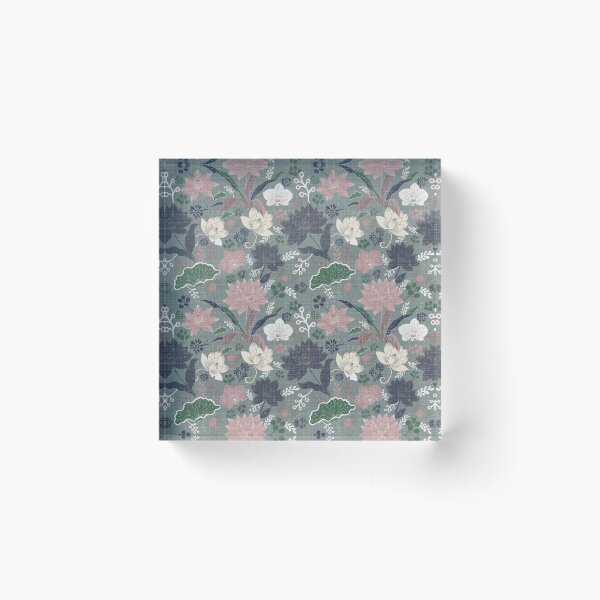 Item preview, Lotus and Orchids: Zen Botanical Elegance designed and sold by Nekogobido.