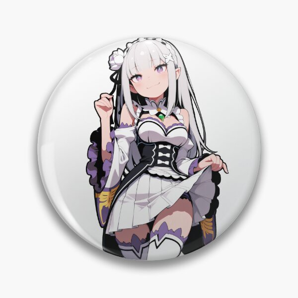 Item preview, Chibi Emilia Twirling Maid Sticker designed and sold by RGB-crayon.