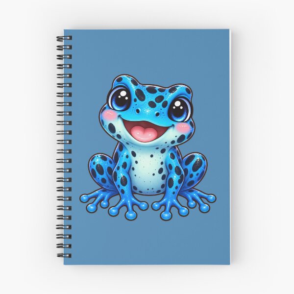 Item preview, Kawaii Jungle Blue Poison Dart Frog designed and sold by Krys-Designs.