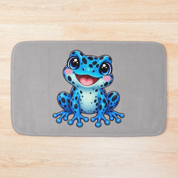 Item preview, Kawaii Jungle Blue Poison Dart Frog designed and sold by Krys-Designs.