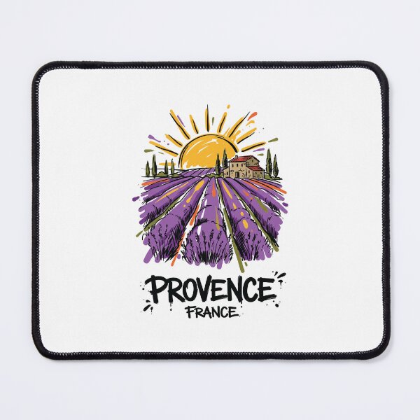 Item preview, Provence Lavender Fields France Art Print designed and sold by Merch by Das Design Studio.